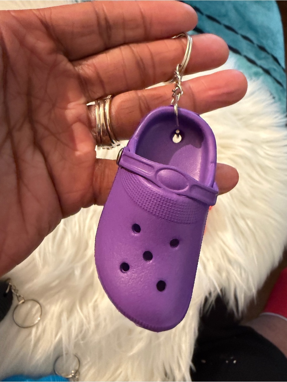(4-Left) NWOT (Various) Mini Clog Keychain Charms in Multiple Colors - Picture 6 of 10